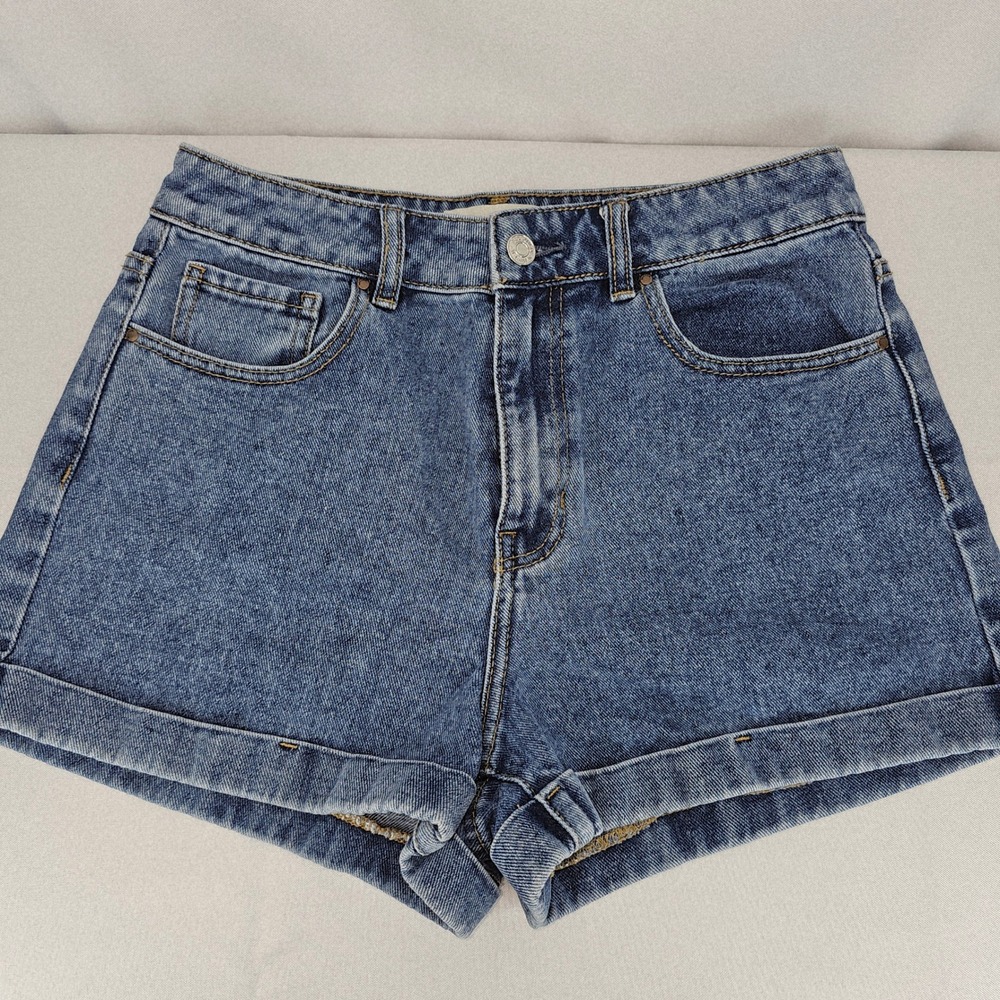 PacSun High-Rise Blue Denim Jean Shorts